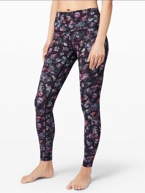 Lululemon Wunder Under Hi Rise Tight Legging Luxtreme in Activate Floral Multi 4
